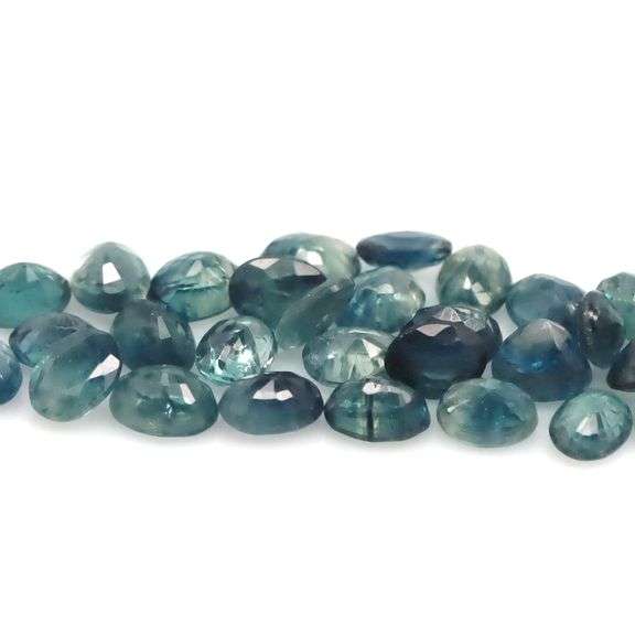 Large 8.07ct Sapphire set with swirling saturation! Heated only!