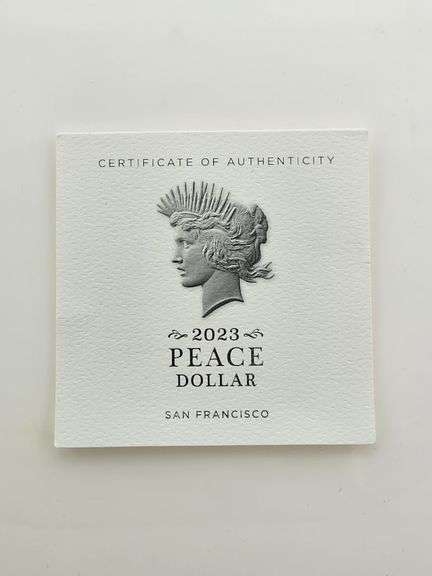 2023-S Proof Peace Dollar, OGP