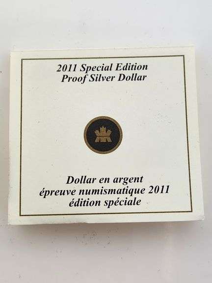 2011  Canada Special Edition Proof Silver Dollar 1911-2011, OGP