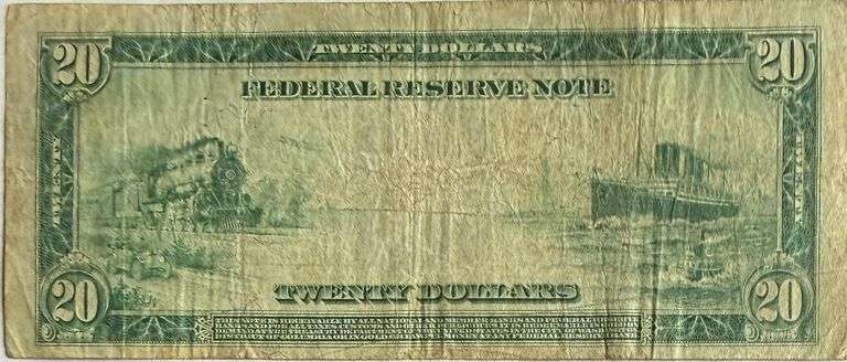 $20 Series of 1914 Philadelphia FRN