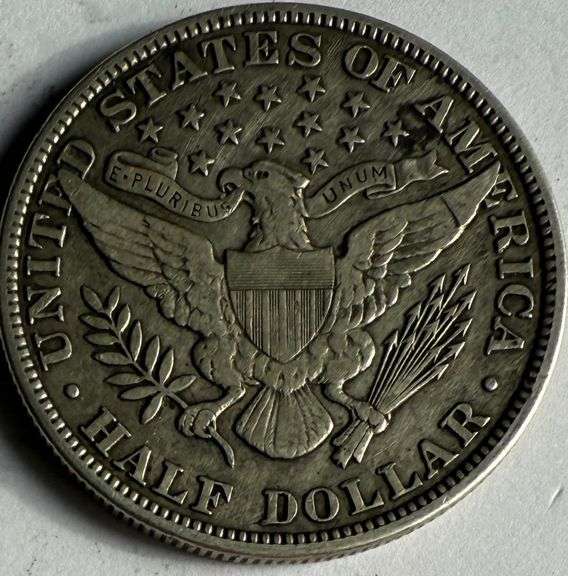 Key 1913 Barber Half