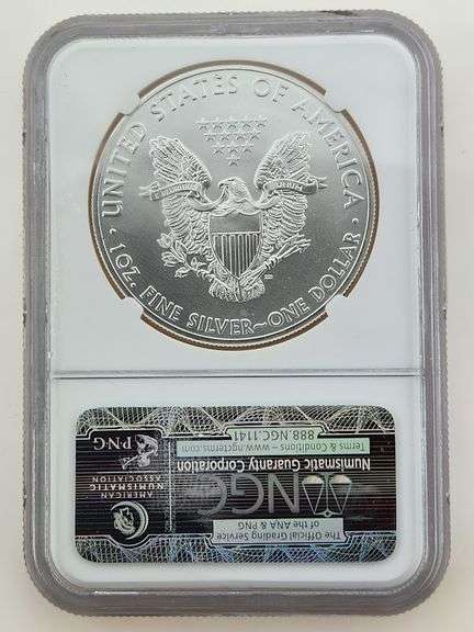 2015 American Silver Eagle, NGC MS69 FR