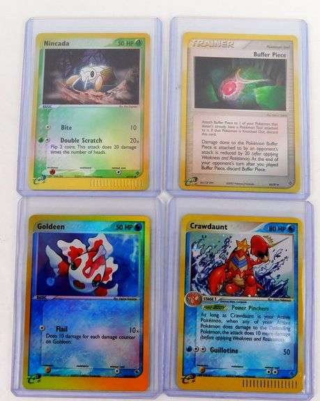 4 Pokémon 2003 Trade Cards