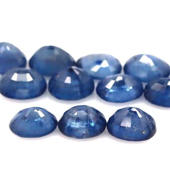 10.75ct cobalt blue Sapphire set from Madagascar -Heated only!!!