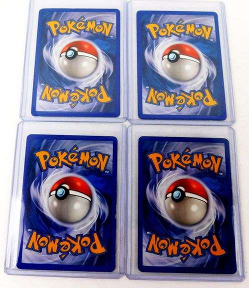 4 Pokémon 2002 Expedition Trade Cards