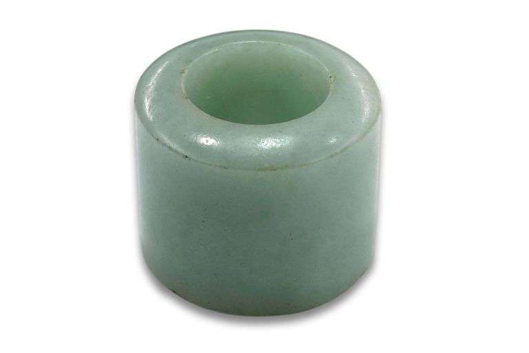 Qing Dynasty Jadeite Archer's Ring