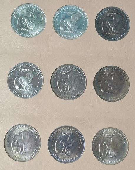 Ike Dollar Complete Set 1971-1978  Unc & Proofs with Varieties