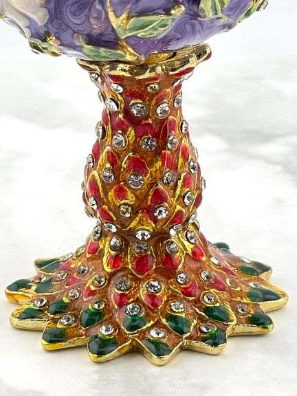 Gold Graduation Good Luck Fabergé Egg Trinket Box – Imperial Pierre Lorren