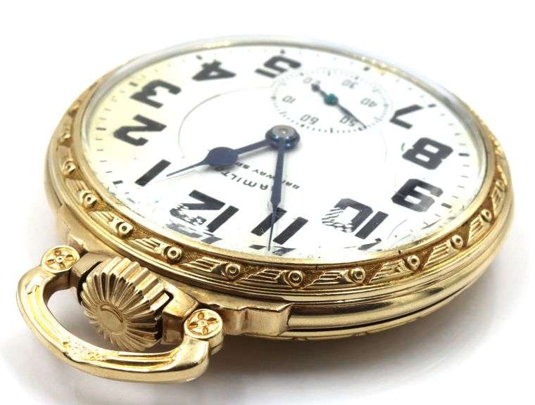 Popular Hamilton 992B Pocket Watch in 10K GF Case