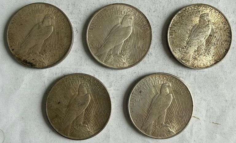 5 Slider Peace Dollars