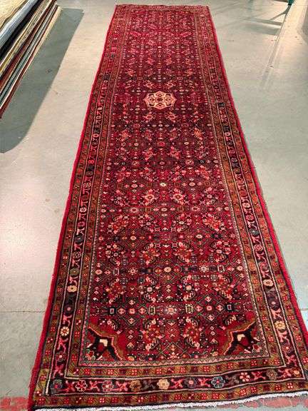 Stunning Persian Hamedan  Rug 4x14.2