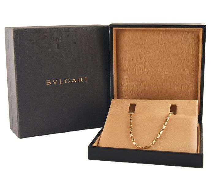 Bvlgari Passo Doppio Chain Link Necklace in 18K