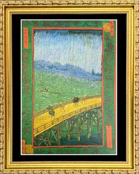 Vincent Van Gogh, Japonaiserie: Bridge in the Rain