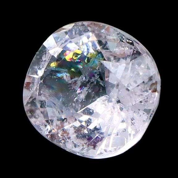 Very unique 3.90ct platinum pink Morganite