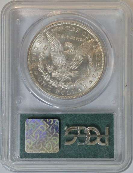 Old Green label PCGS MS63 1880-S Morgan Silver Dollar