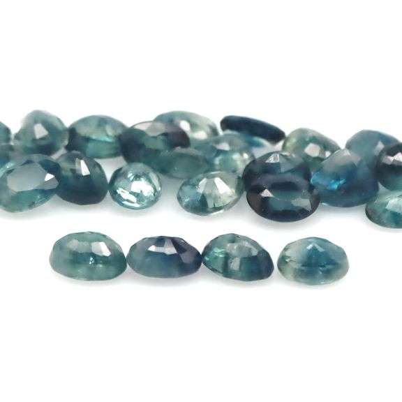 Large 8.07ct Sapphire set with swirling saturation! Heated only!