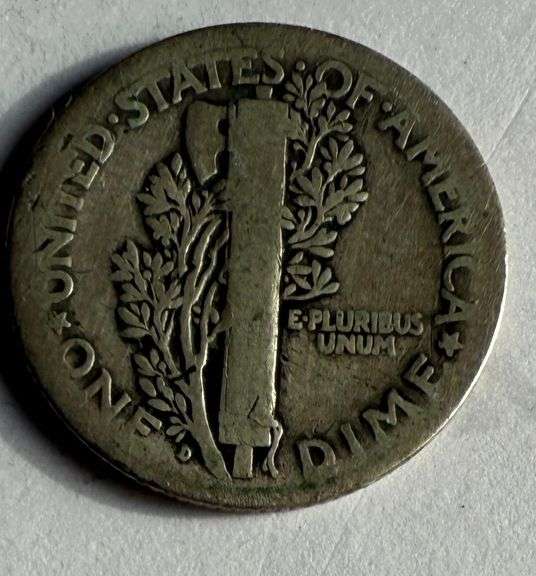 Key 1916 D Mercury Dime