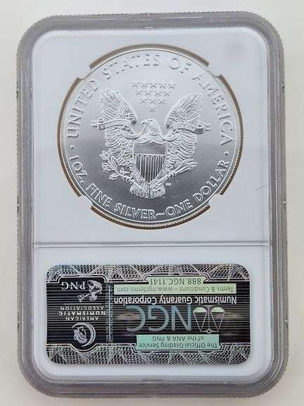 2015 American Silver Eagle, NGC MS70 FR