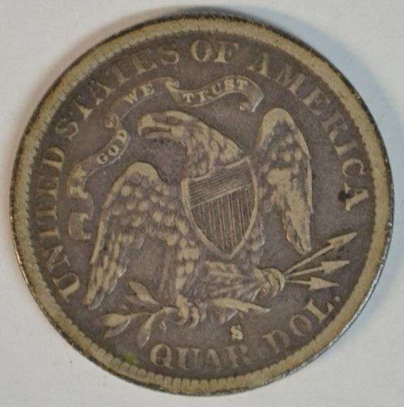 Nice or 1891-S Liberty Seated Quarter in Choice XF