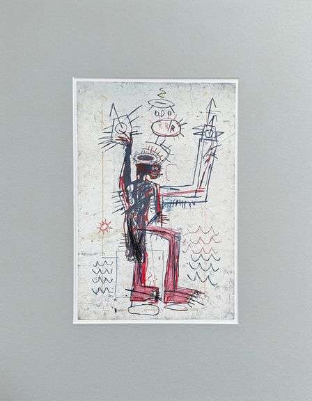 Colorful Jean-Michel Basquiat From 'Symbols and Signs'