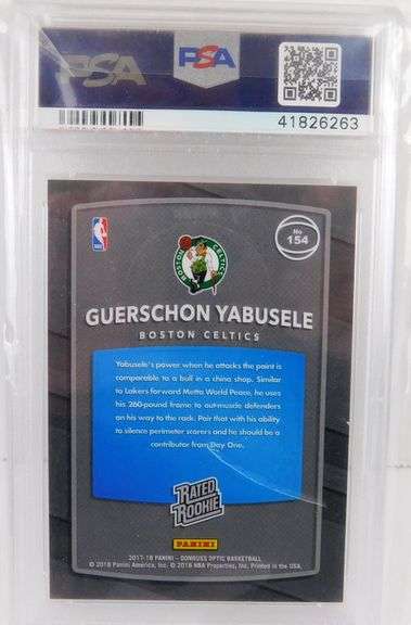 Guerschon Yabusele 2017 Basketball Card, Gem MT 10