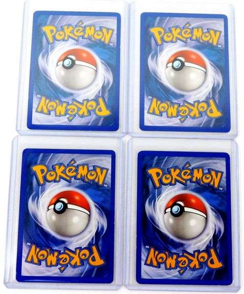 4 Pokémon 2002 Expedition Trade Cards