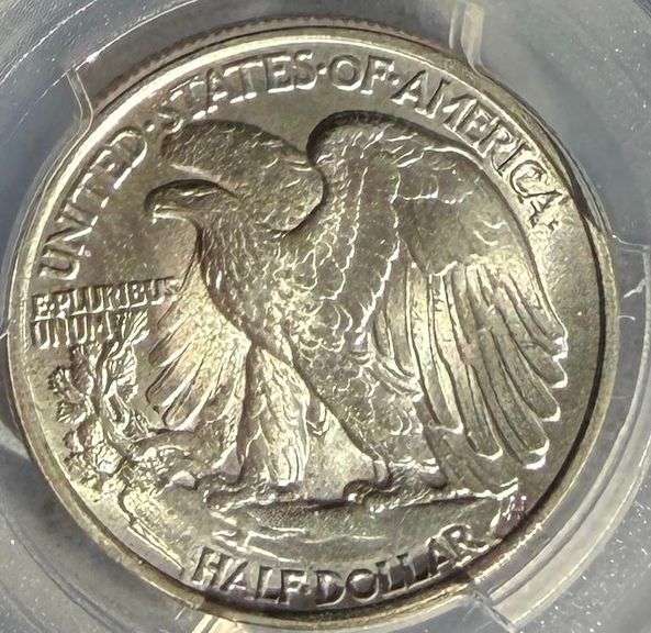 1943 PCGS MS 65 Walking Liberty Half.