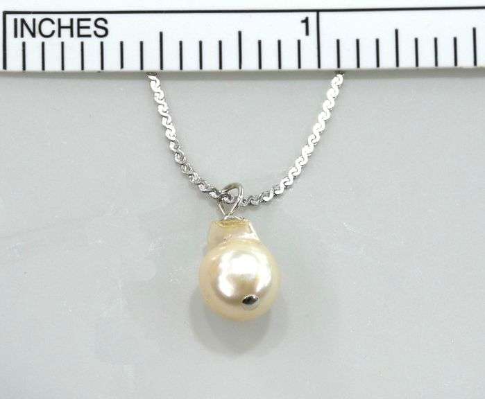 Classic Pearl Drop Necklace