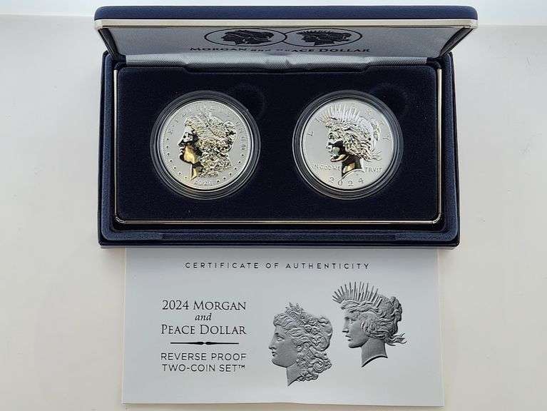 2024 Morgan & Peace Reverse Proof Set, OGP