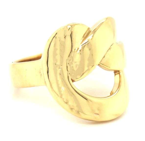 18kt Yellow gold love knot ring