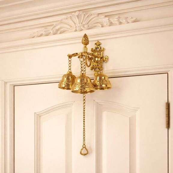 Classic Brass Shopkeeper’s Triple Bell