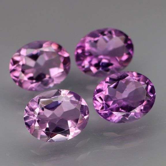 Glittering 9.50ct oval cut Bolivian Amethyst set