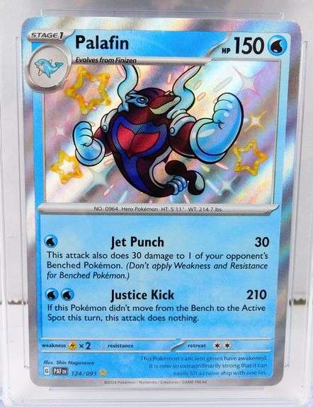Pokémon 2024 Palafin Shiny Rare-Holo, 9,5 Mint