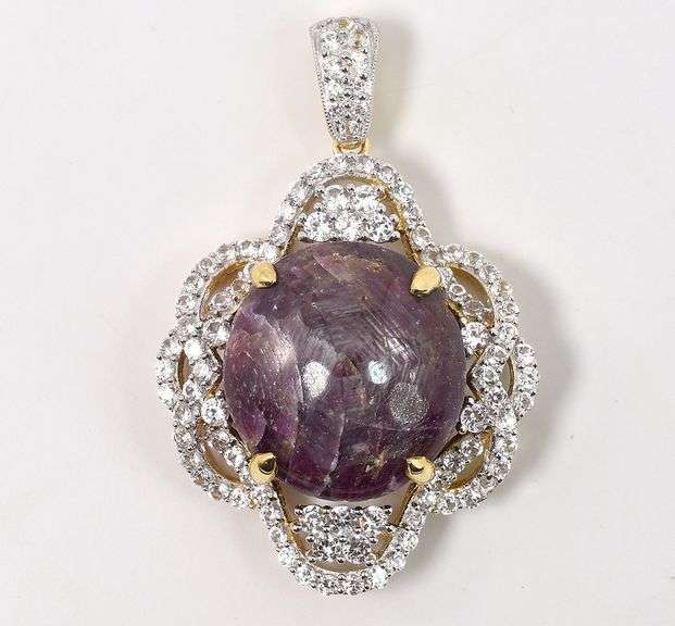 Amazing 49.65CTW Very Rare Unheated Natural Star Cabochon-Cut Ruby & 3.23CTW Sapphire Gemstone Neckl