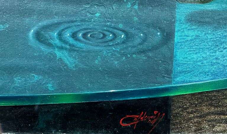 Surreal Elegance Original by Nelson Calderón Perez Nelson Calderón Perez Statuette of Mind and Tide