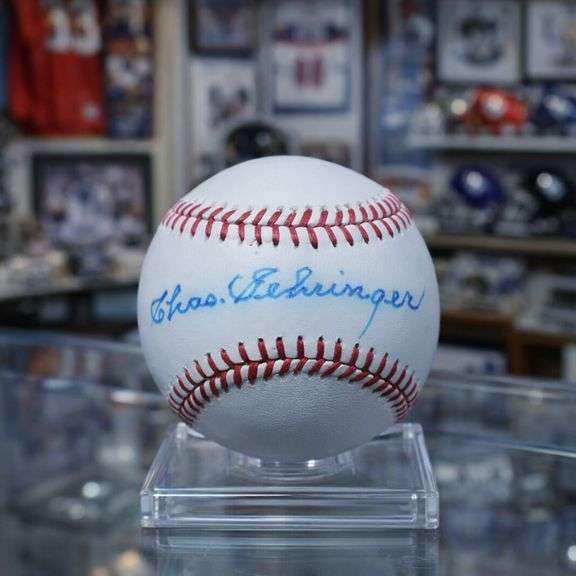 Charles Gehringer Hand-Signed American League Baseball