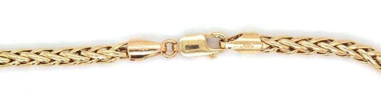 Useful 14K YG Foxtail 9" Anklet or Bracelet