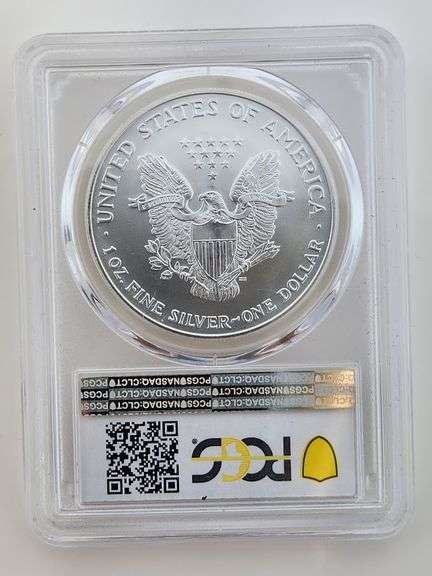 2002 American Silver Eagle, PCGS MS69