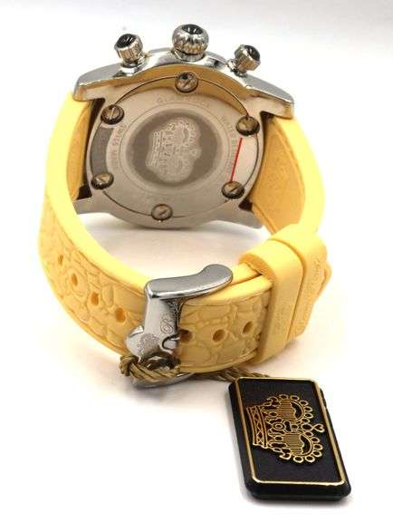 Glam Rock white dial manual watch