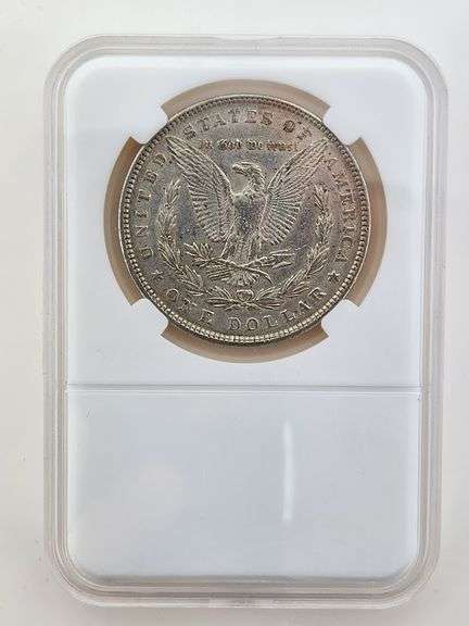 1896 Morgan Silver Dollar, Cleaned