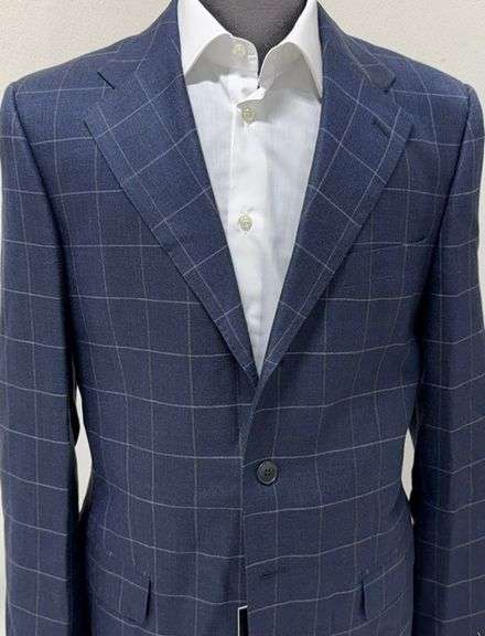 Plait Navy 2-Button Notch lapel, Modern Fit Sport Jacket
