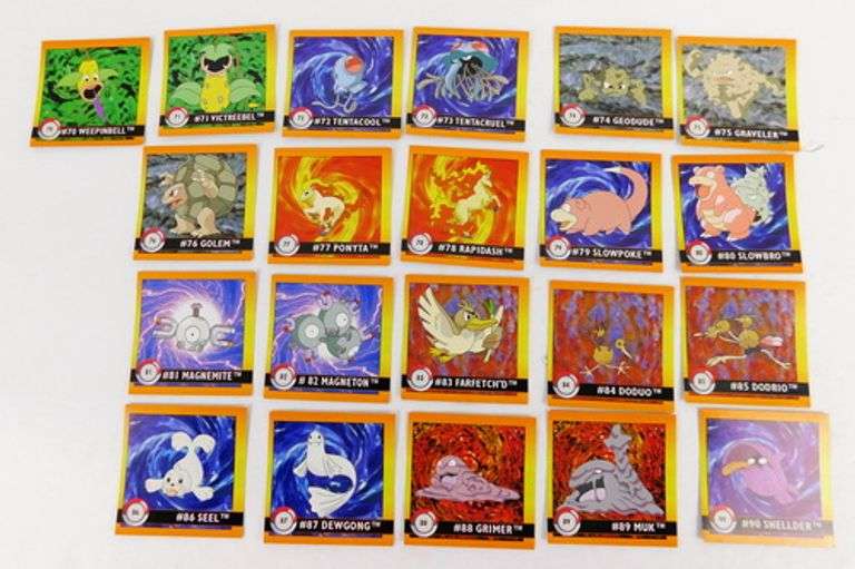 21 - 1999 Pokémon Evolution Stickers