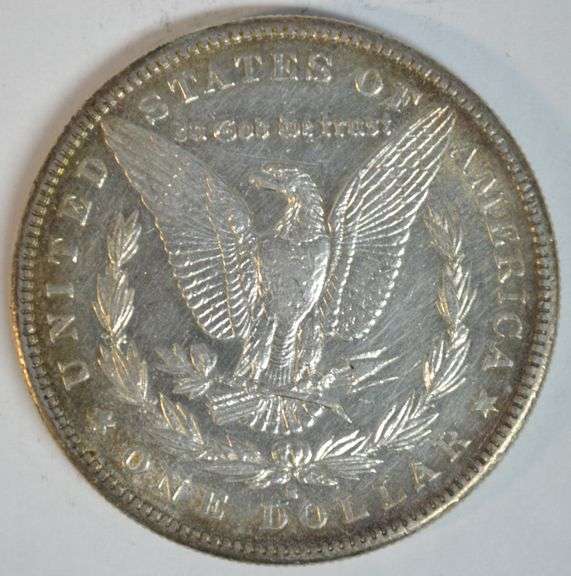 Real flashy 1883-S Morgan Silver Dollar in AU, cleaned. Full strike
