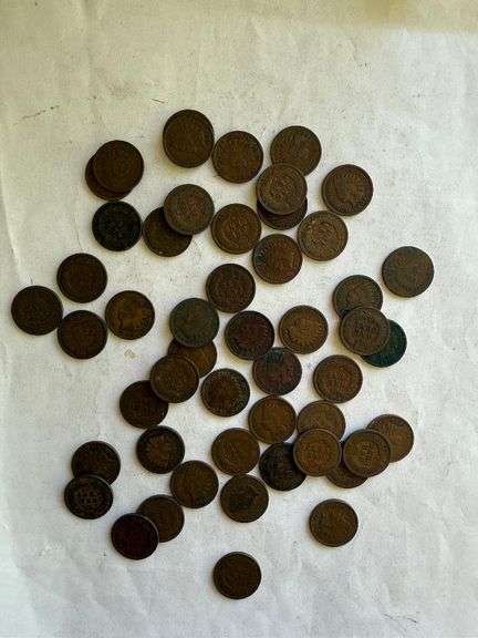 50 1890-1900 Era Indian Cents
