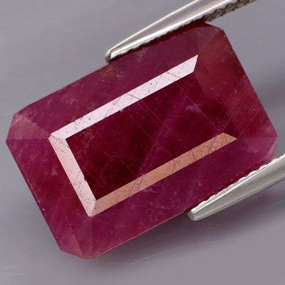 UNTREATED! 16.86ct REAL violet red Winza Ruby!