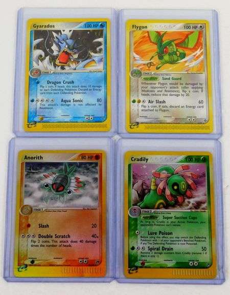 4 Pokémon 2003 E-Reader Trade Cards