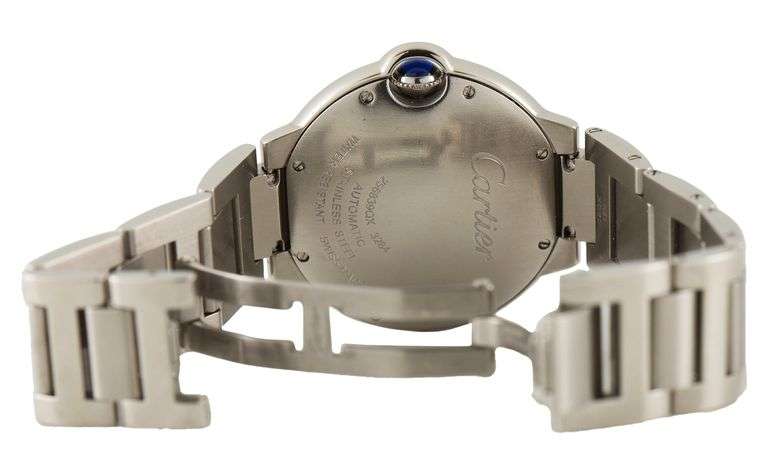 Cartier Ballon Bleu 3284, 33MM, Silver Dial, Stainless Steel Watch