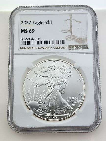 2022 American Silver Eagle, NGC MS69