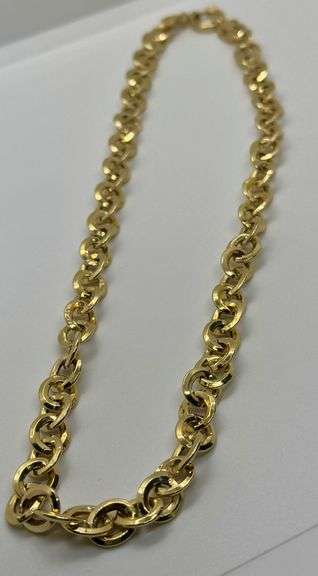 14K Yellow Gold Italian Link Chain