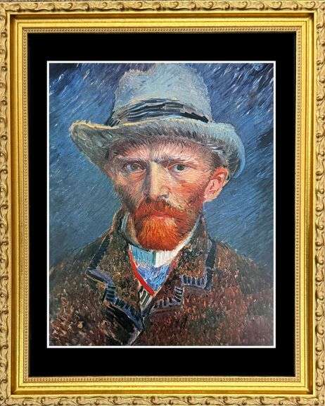 Vincent Van Gogh, Self-portrait with Grey Felt Hat